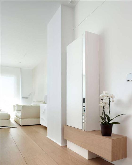 Apartamento Luminoso, ruiz narvaiza associats sl ruiz narvaiza associats sl Ingresso, Corridoio & Scale in stile minimalista
