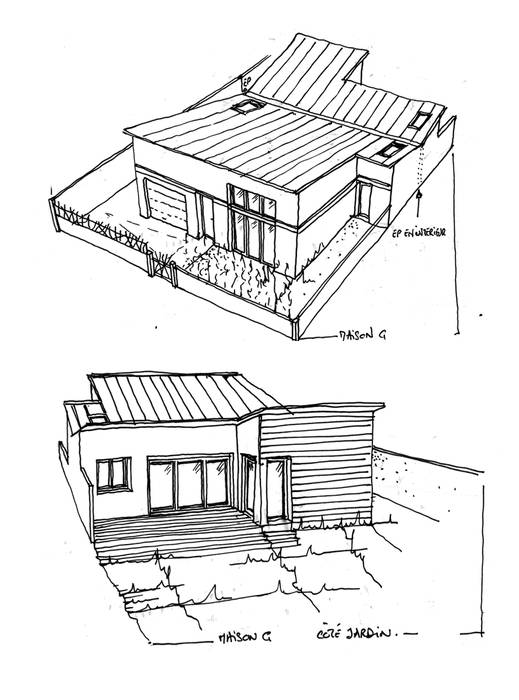 Maison G., Atelier FA - Achitecture d'intérieurs & d'extérieurs Atelier FA - Achitecture d'intérieurs & d'extérieurs