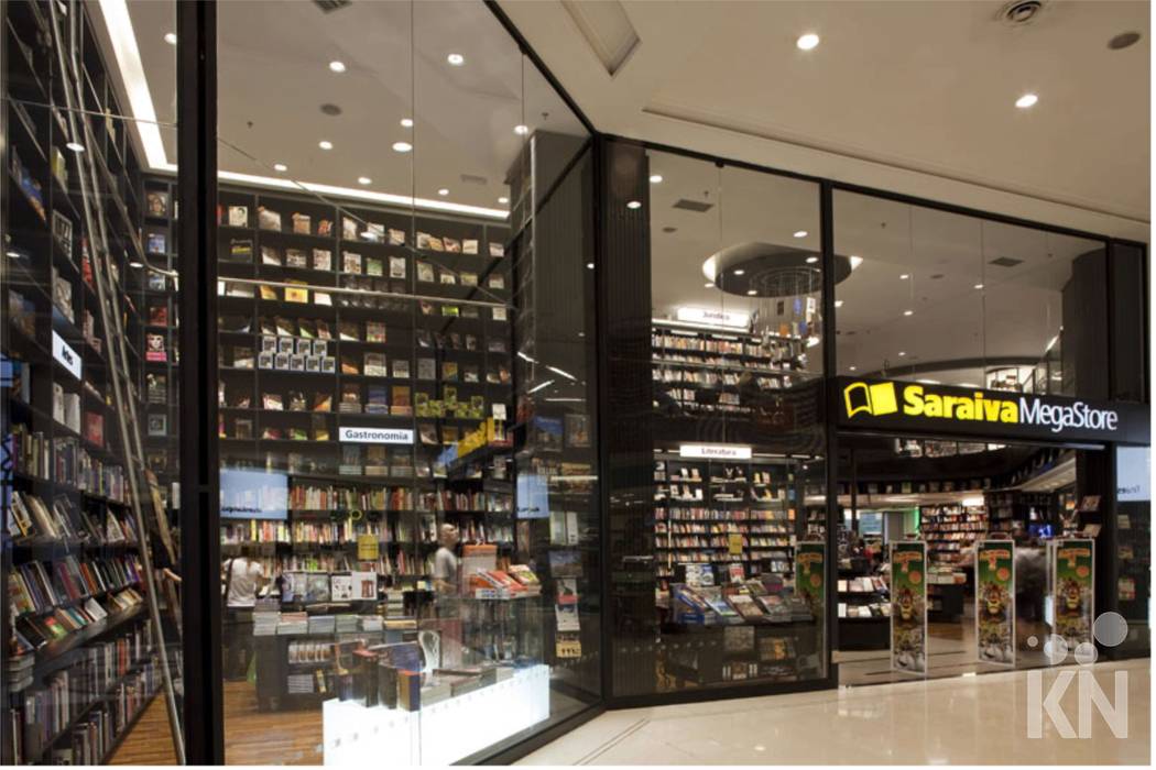 Saraiva - Shopping Higienópolis | SP, KN Associados KN Associados Espaços comerciais Lojas e imóveis comerciais