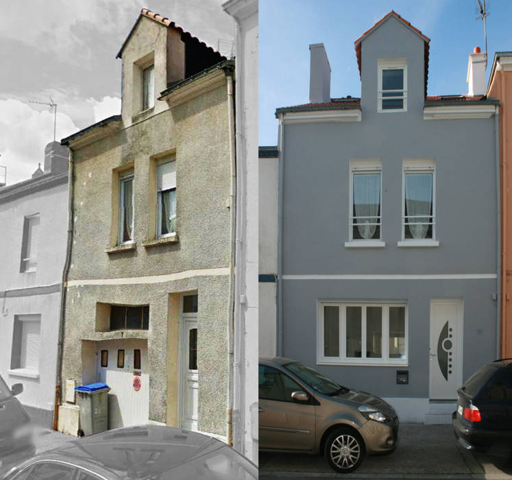 Maison D. (chantier en cours de finition), Atelier FA - Achitecture d'intérieurs & d'extérieurs Atelier FA - Achitecture d'intérieurs & d'extérieurs