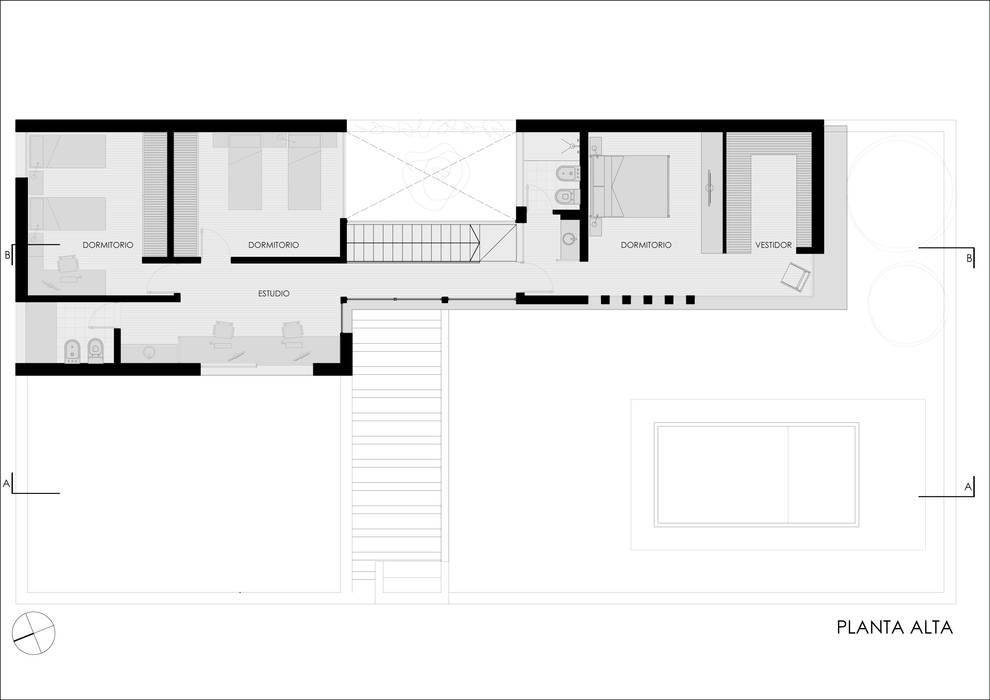 CASA A&G, Ronda Estudio Ronda Estudio Case moderne