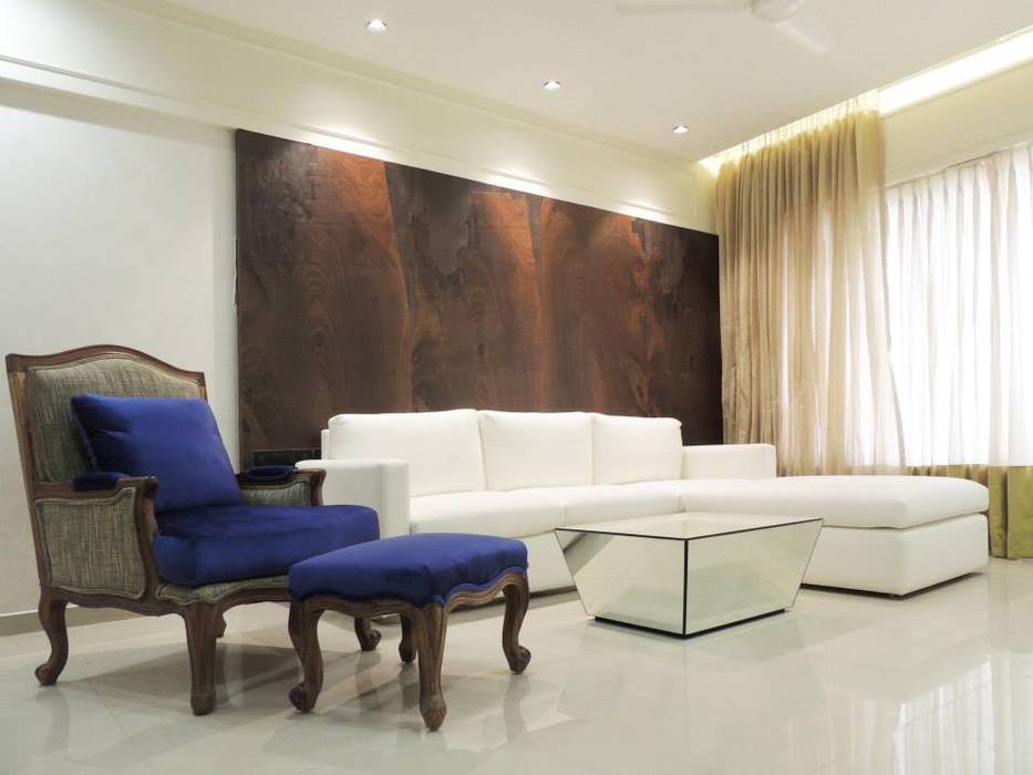 A project at Borivali, SwitchOver Studio SwitchOver Studio Modern living room