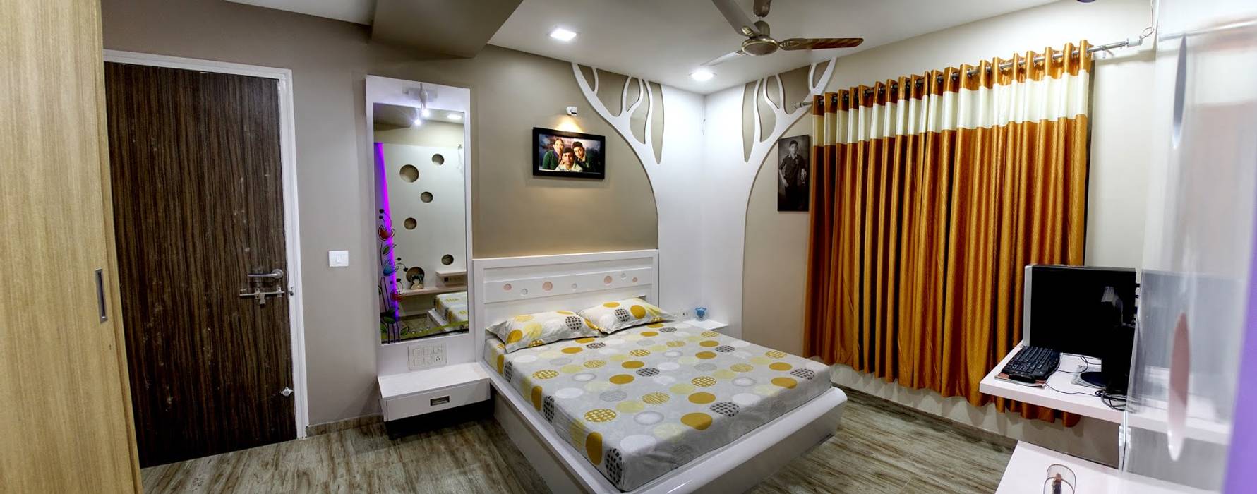 homify Modern style bedroom Property,Decoration,Comfort,Building,Lighting,Interior design,Floor,Architecture,Flooring,Wall