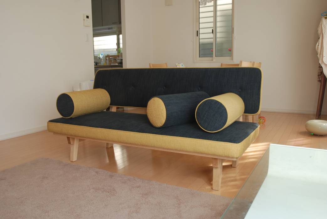 BUTTON SOFA, NATURE FURNISH NATURE FURNISH 客廳 木頭 Wood effect 沙發與扶手椅