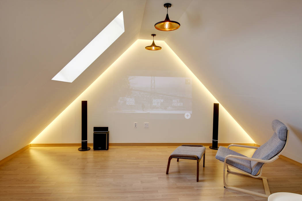 One Roof House, mlnp architects mlnp architects 现代客厅設計點子、靈感 & 圖片