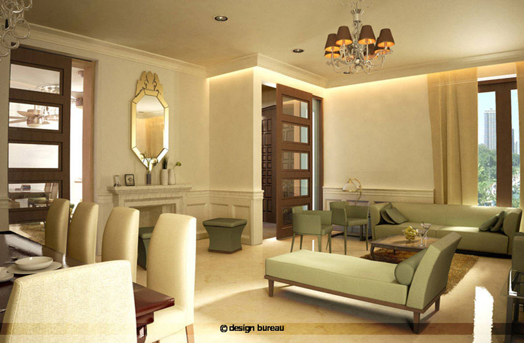 Jain Residence Living Room By Design Bureau Homify Jain Residence Living Room By Design Bureau
