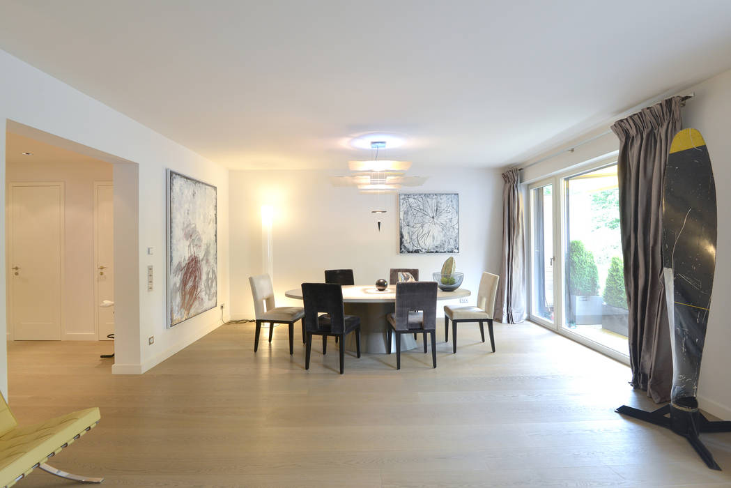 Elegante Designer Wohnung In Munchen Moderne Esszimmer Von Lebenstraum Immobilien Gmbh Co Kg Modern Homify