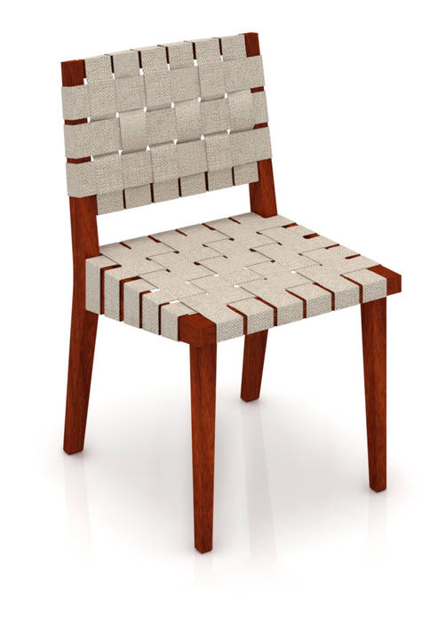 Silla - Dalet, diesco diesco Salas de estilo moderno Textil Ámbar/Dorado Taburetes y sillas