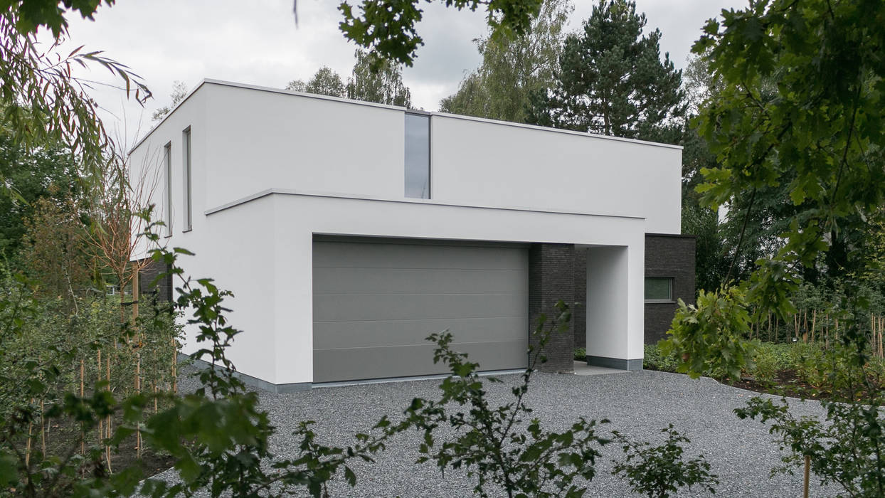 house JV-K, Niko Wauters architecten bvba Niko Wauters architecten bvba Minimalist style garden