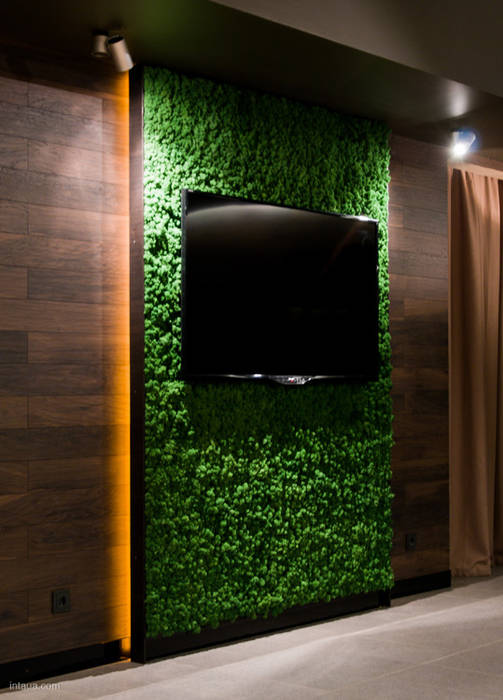 RESTAURACJA RIVERSIDE, UKRAINA, PRODUKT: MOSS TREND, BandIt Design BandIt Design Commercial spaces Hotels