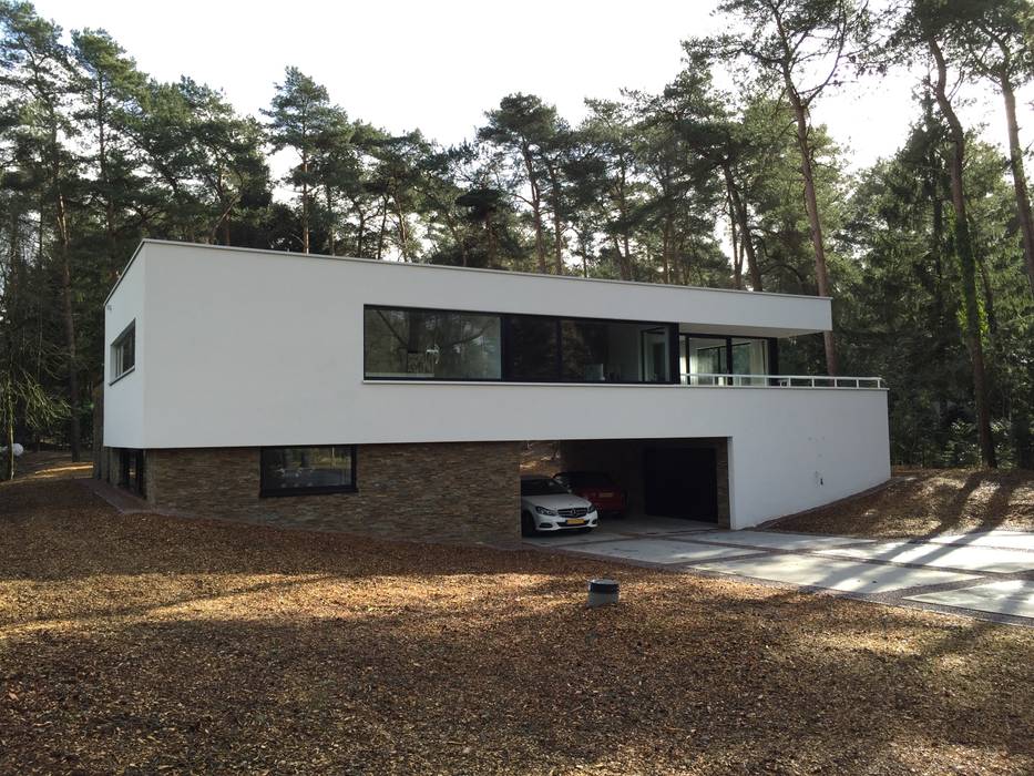 Villa in Ommen, ir. G. van der Veen Architect BNA ir. G. van der Veen Architect BNA Moderne huizen