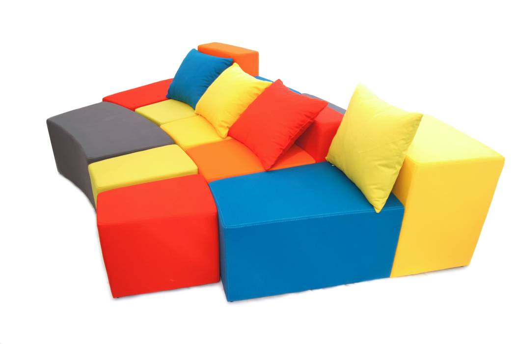 SOFÁ RAINBOW MARECO DESIGN S.A.S Habitaciones modernas Sofas y chaise long