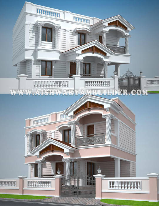 Modern residence Architect design Aishwaryambuilder