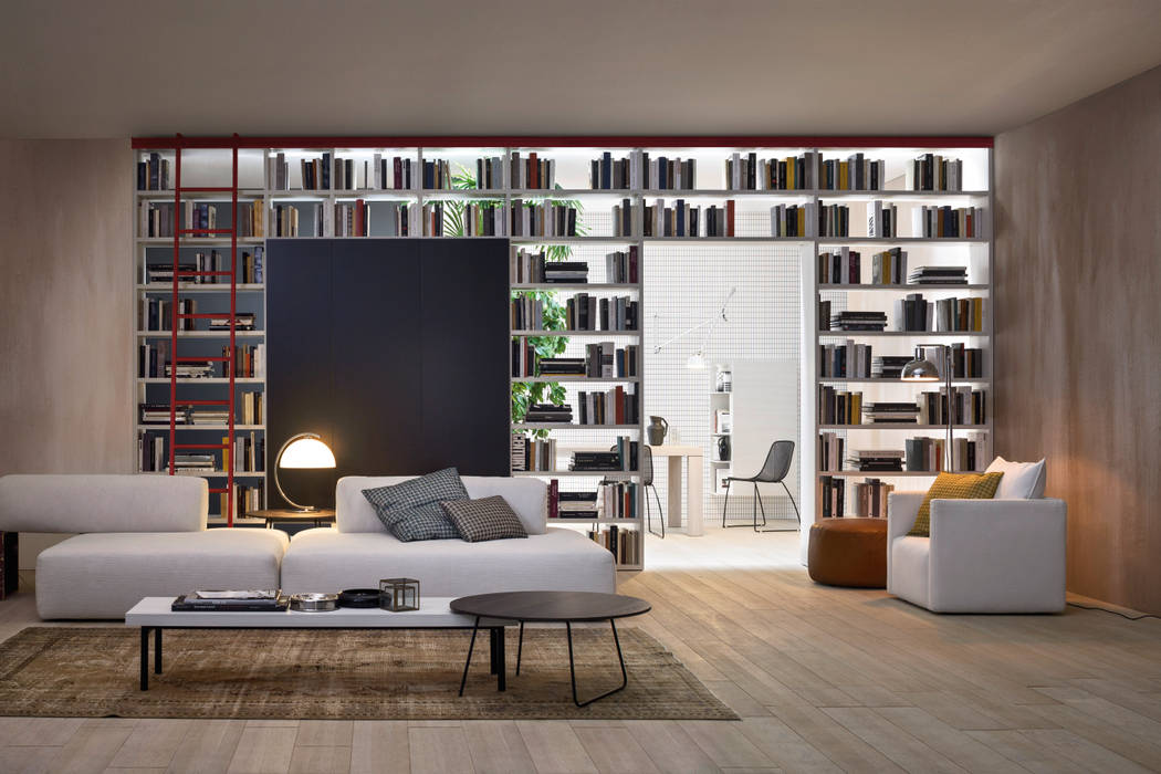 Wunderschöne Design Bücherregale, Livarea Livarea غرفة المعيشة رفوف