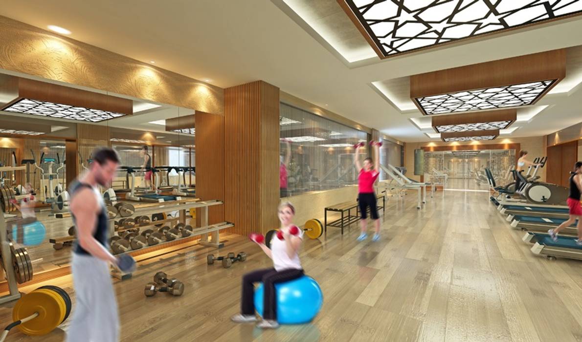 CCT 144 Project in Beylikduzu, CCT INVESTMENTS CCT INVESTMENTS Modern Fitness Odası