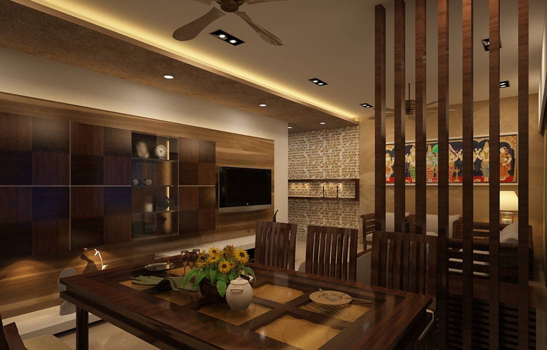 Residential Interiors, Prism Architects & Interior Designers Prism Architects & Interior Designers Asian style dining room