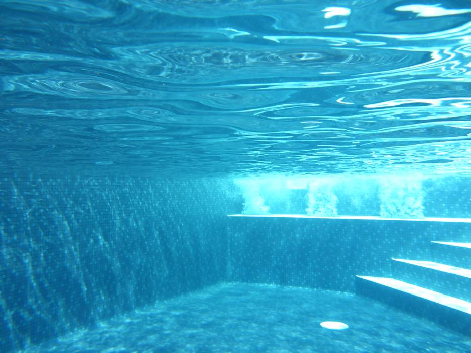 Foliebecken schwarz Mosaik, FKB Schwimmbadtechnik FKB Schwimmbadtechnik Kolam Renang Modern