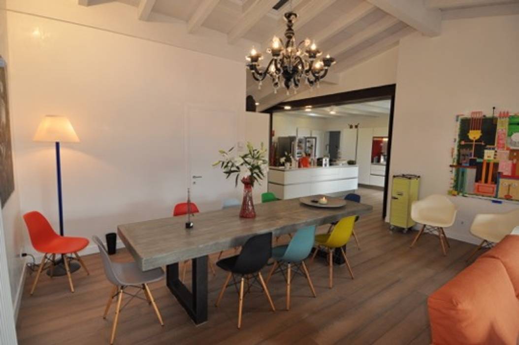 Ristrutturazione Edificio Anni 50 Sala Da Pranzo Moderna Di Mba Marcella Brugnoli Architetto Moderno Homify