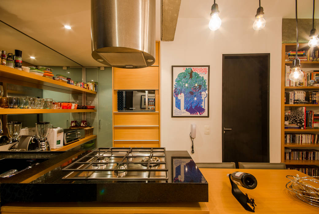 Apartamento Leopoldo, Sacada Sacada Cocinas de estilo moderno