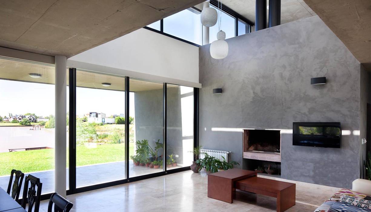 Casa JG, Speziale Linares arquitectos Speziale Linares arquitectos Modern living room