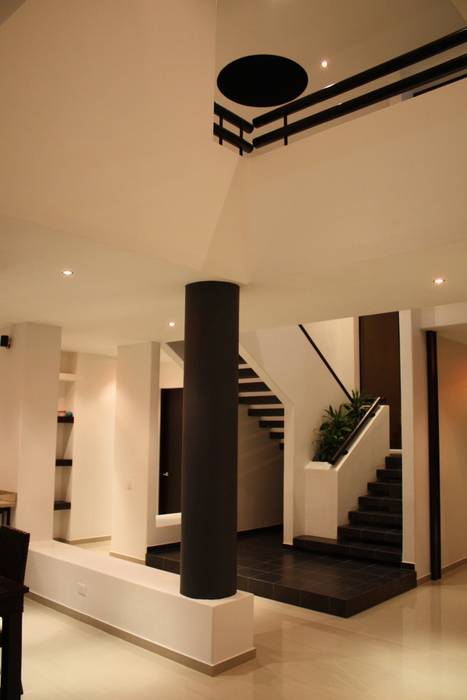 Homify casas de estilo moderno ladrillos blanco | homify