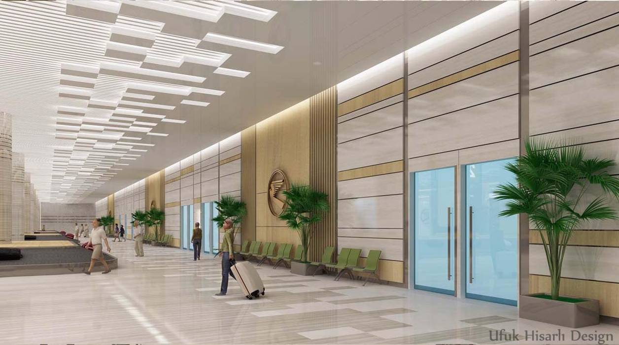 ASHGABAT AİRPORT- TURKMENISTAN HİSARİ DESIGN STUDIO Ticari alanlar Havalimanları