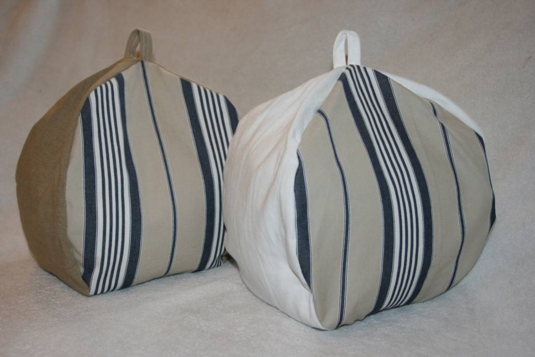 Lesekissen klein „ blaue streifen “ petra popp wohnzimmeraccessoires