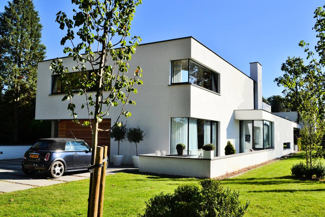 Villa te Voerendaal, FWP architectuur BV FWP architectuur BV Minimalistyczne domy Beton