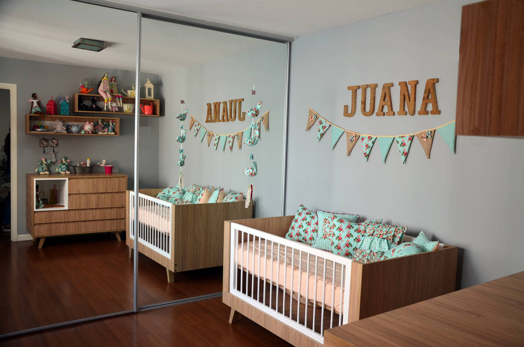 Fotos RÜM, RÜM Proyectos y Diseño RÜM Proyectos y Diseño Dormitorios infantiles minimalistas Camas y cunas