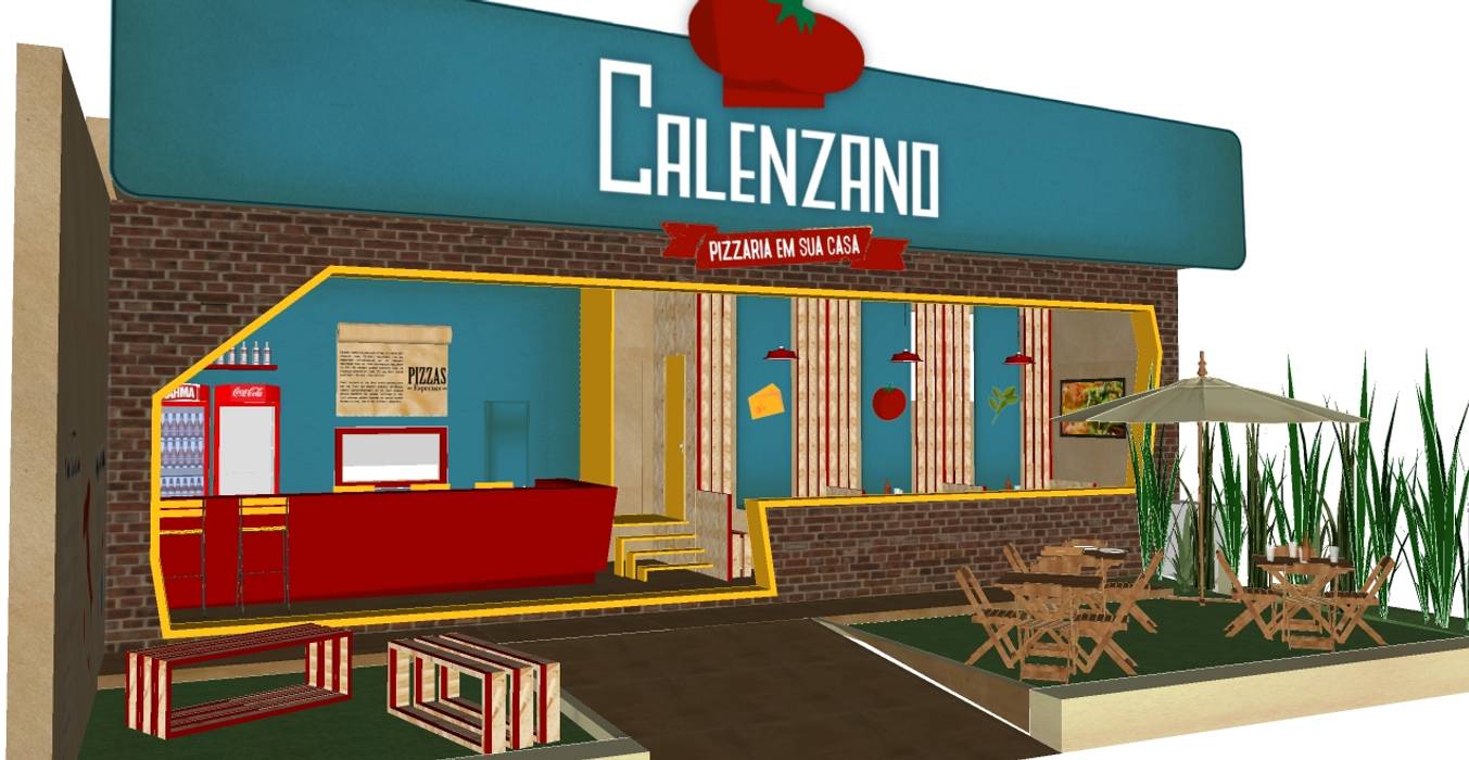 Pizzaria Calenzano, iS arquitetura iS arquitetura Espaços comerciais Espaços de restauração