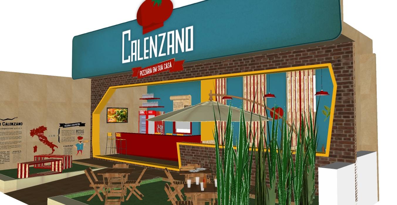 Pizzaria Calenzano, iS arquitetura iS arquitetura Espaços comerciais Espaços gastronômicos