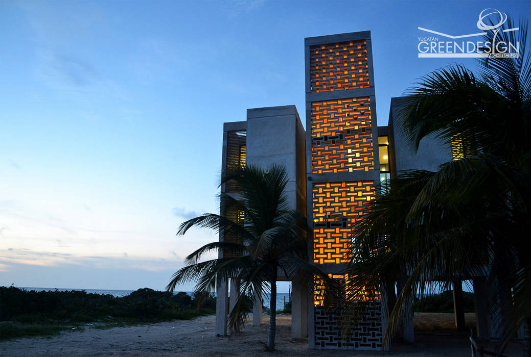 CASA DUNAS, Yucatan Green Design Yucatan Green Design Casas de estilo tropical