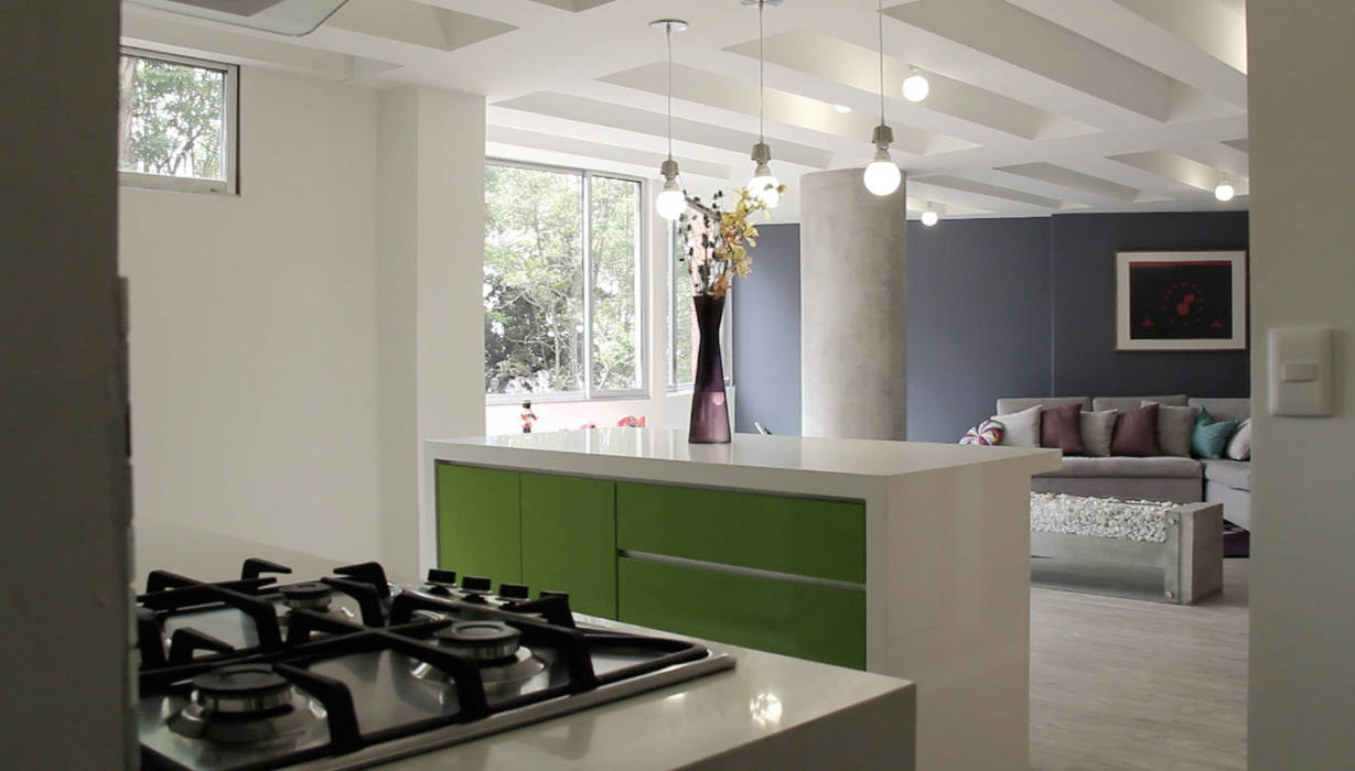 APARTAMENTO NUEVA GRANADA, ESTUDIO DUSSAN ESTUDIO DUSSAN Cocinas de estilo ecléctico