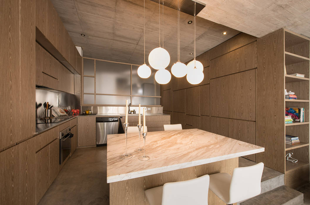 Apartamento Rubiano, MEMA Arquitectos MEMA Arquitectos モダンな キッチン