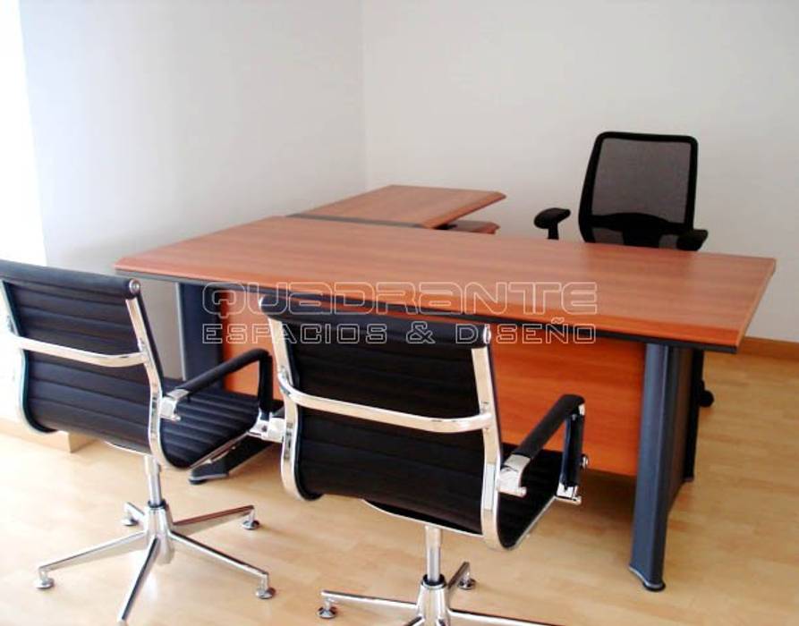 Mobiliario Corporativo, Quadrante Espacios y Diseño Ltda Quadrante Espacios y Diseño Ltda Eclectic style study/office Desks