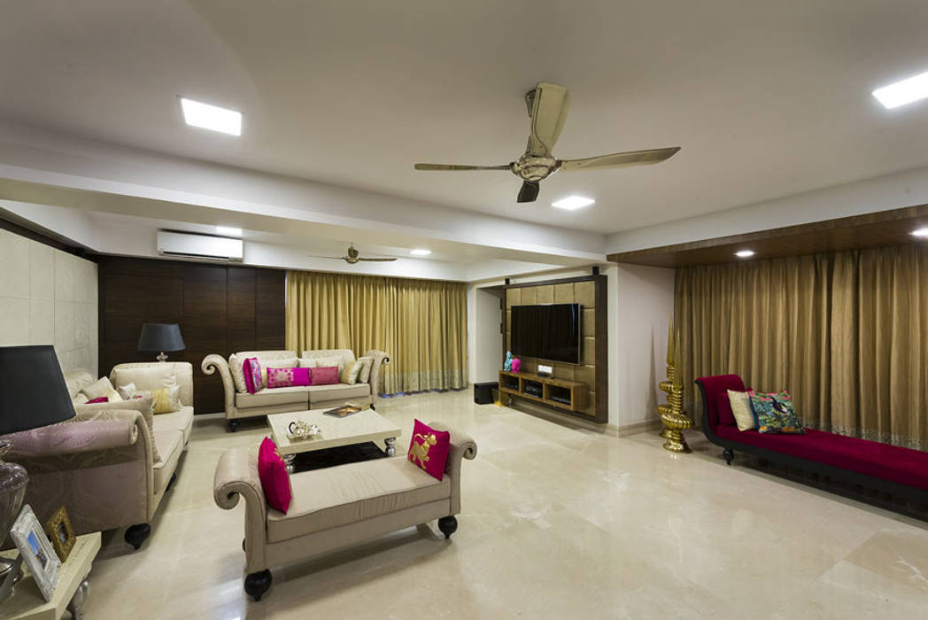 Agarwal Residence, Spaces and Design Spaces and Design Modern Living Room