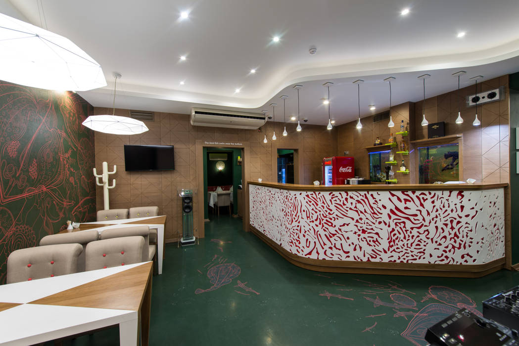 Losos bar, Yucubedesign Yucubedesign Комерційні приміщення Бари та клуби