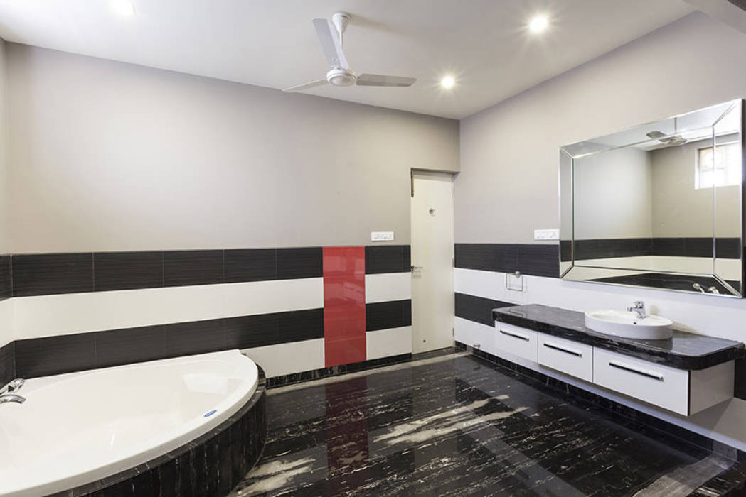 Bangalore Villas, Spaces and Design Spaces and Design Modern Bathroom