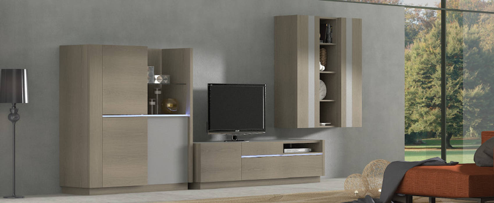 Composição FLASH MOVEME Salas de estar modernas TV e mobiliário