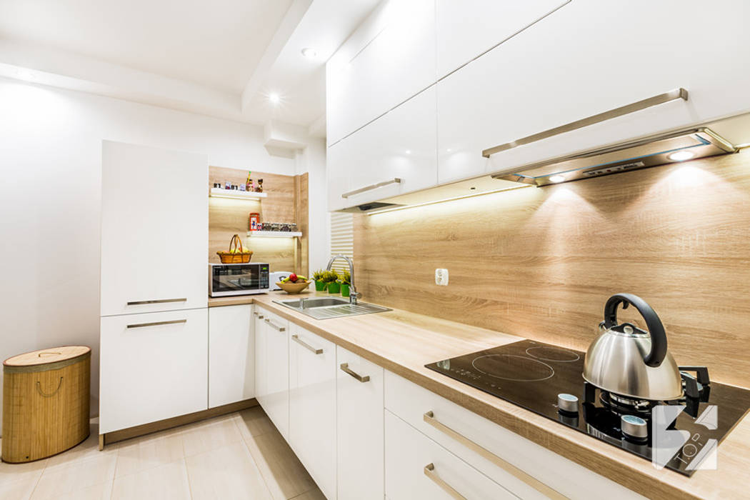 Kuchnia na wymiar w minimalistycznym stylu, 3TOP 3TOP Kitchen Storage