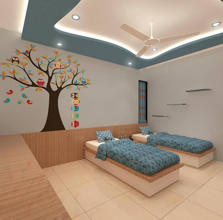 Residential project, Kunal & Associates Kunal & Associates Modern nursery/kids room