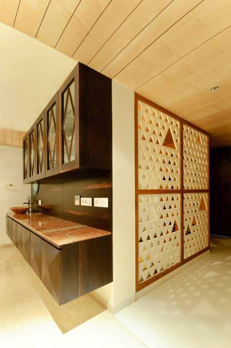 Mittal residence, andblack design studio andblack design studio Kitchen