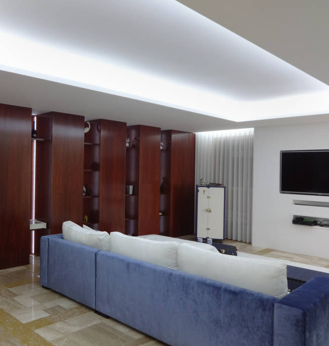 Sala de estar - Habitação Unifamiliar, Método-Arquitectura & Decoração Método-Arquitectura & Decoração Salas de estar modernas