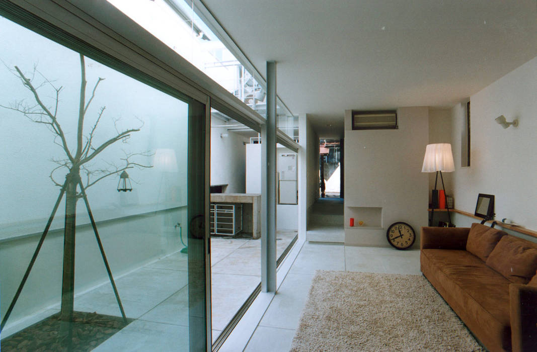 久我山の家, 東章司建築研究所 東章司建築研究所 Modern living room