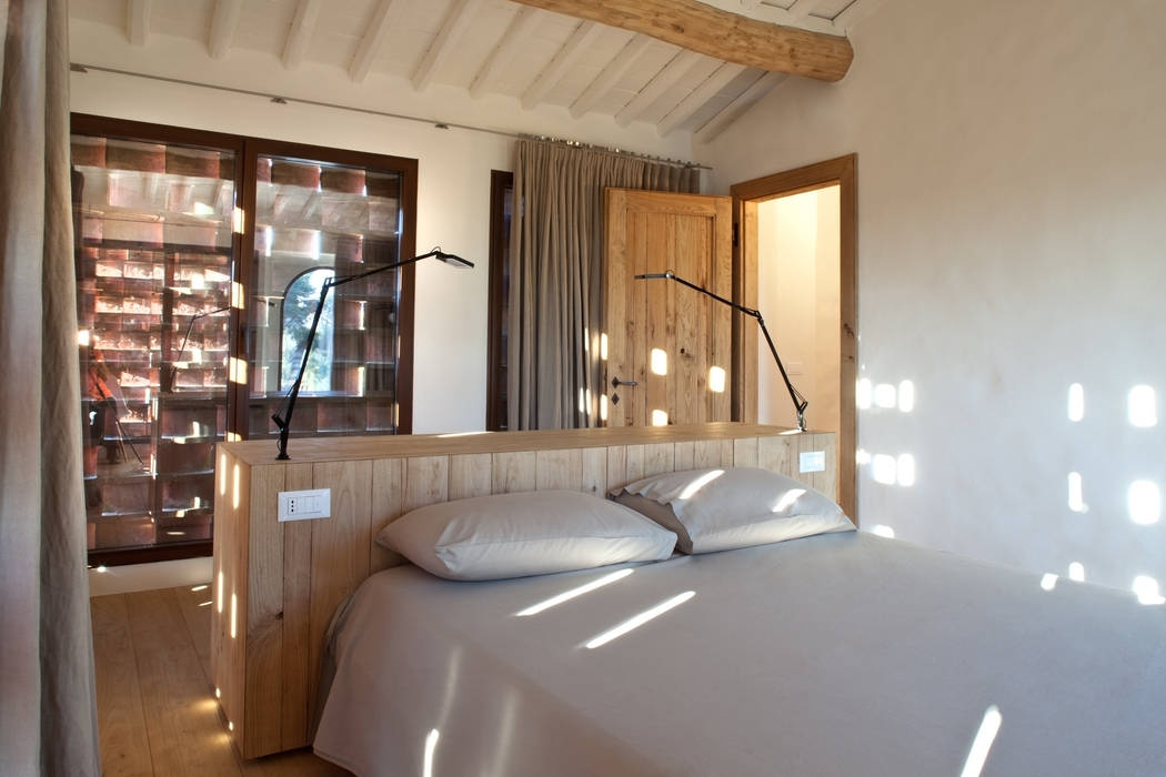 Nuovo progetto: camera da letto in stile in stile rustico di mide ... Progetto camera da letto