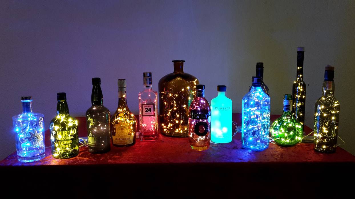 Ambiente LED Flaschen Deko , Cocktailtumblers Cocktailtumblers 商业空间 玻璃 辦公空間與店舖