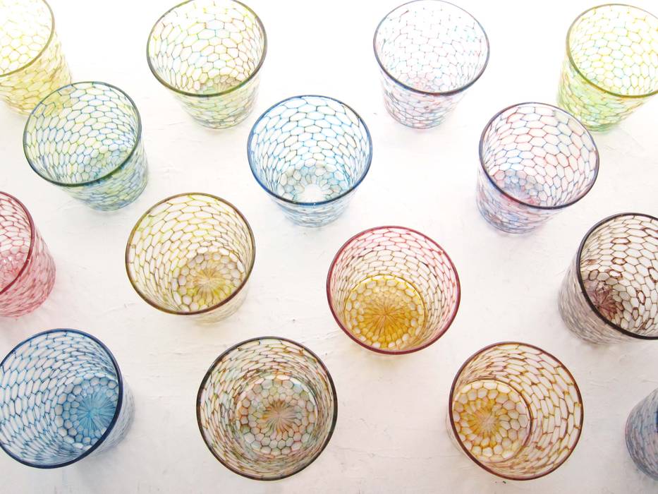 イロアミグラス 吉村桂子 モダンな キッチン 食器＆ガラス製品