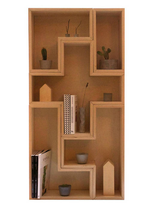 Tetris, Colectivo de Melhoramentos Colectivo de Melhoramentos Casas minimalistas Contraplacado Acessórios e Decoração
