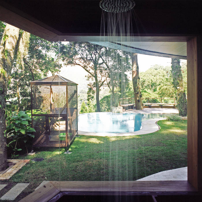 Casa Gávea - Rio de Janeiro, Maria Claudia Faro Maria Claudia Faro Xông hơi Gỗ Wood effect