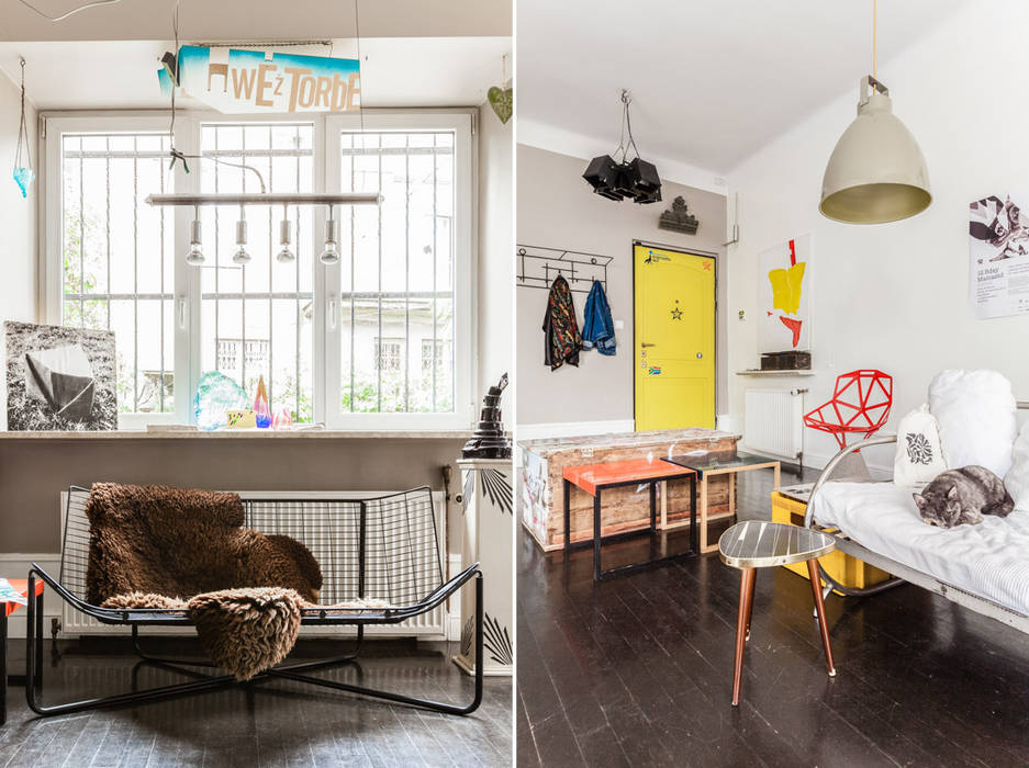 homify Eclectic style corridor, hallway & stairs